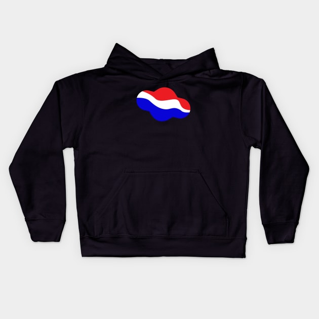 waves flags Kids Hoodie by joeymono